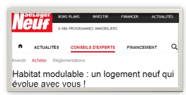 Habitat modulable : nouvelle tendance ?